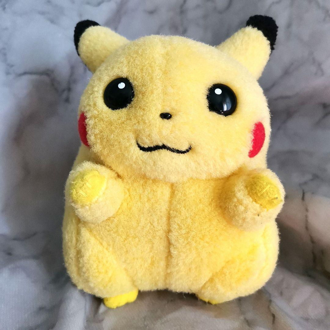 【ポケモン】ピカチュウ ぬいぐるみ TOMY 初代 レトロ 16cm