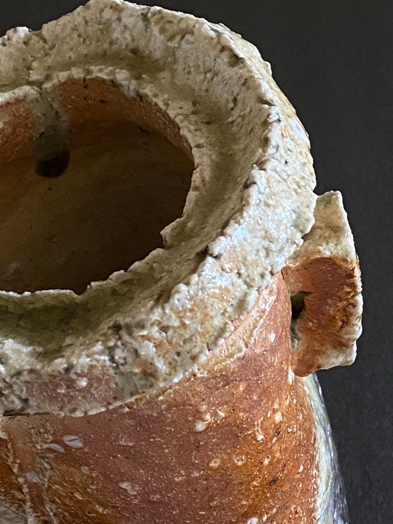 信楽焼　花瓶　花器　花入　井村侊生　N12