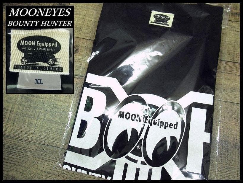 新品 XL 限定 バウンティーハンター ムーンアイズ 半袖 ロゴ Tシャツ ③