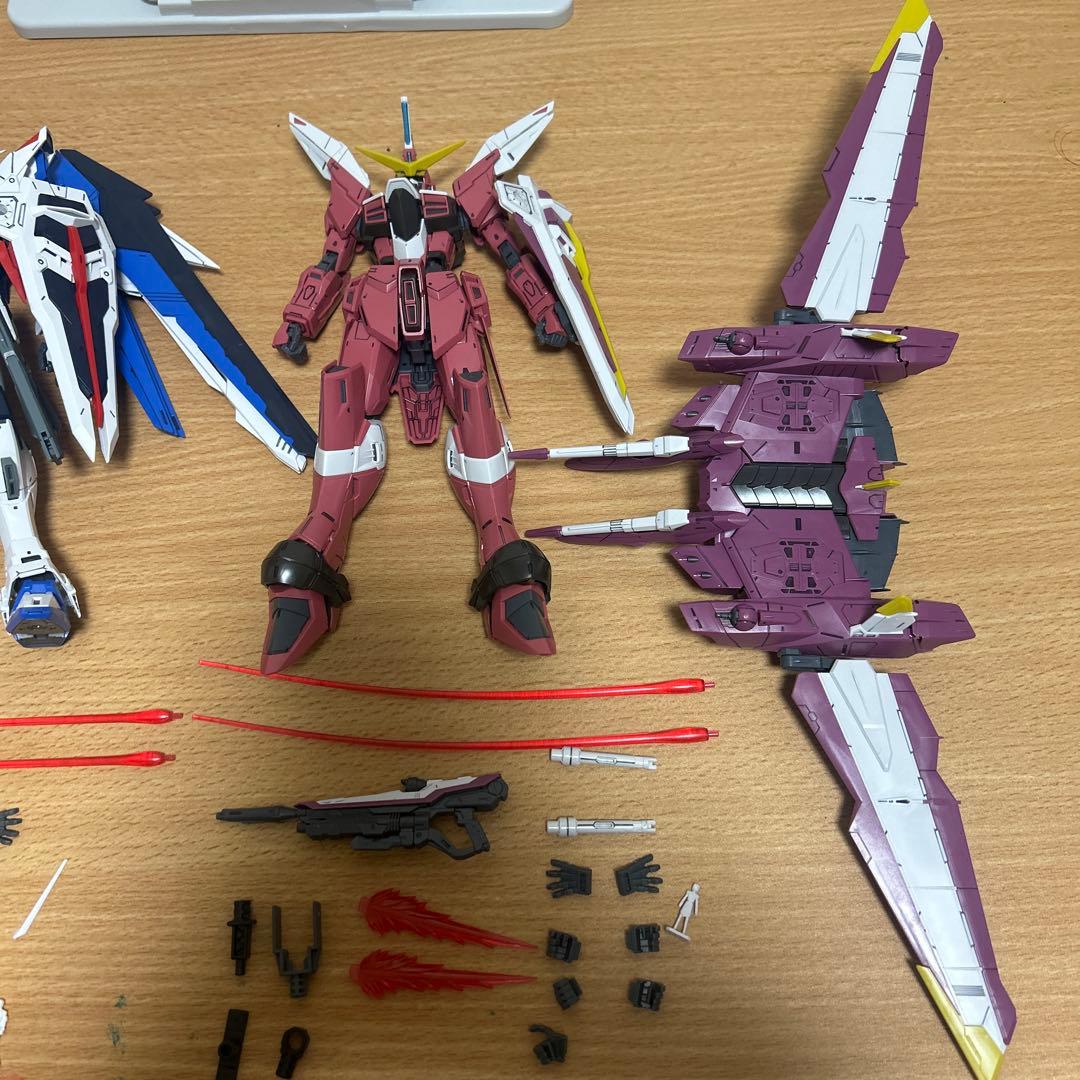 MG フリーダムガンダム　ジャスティスガンダム