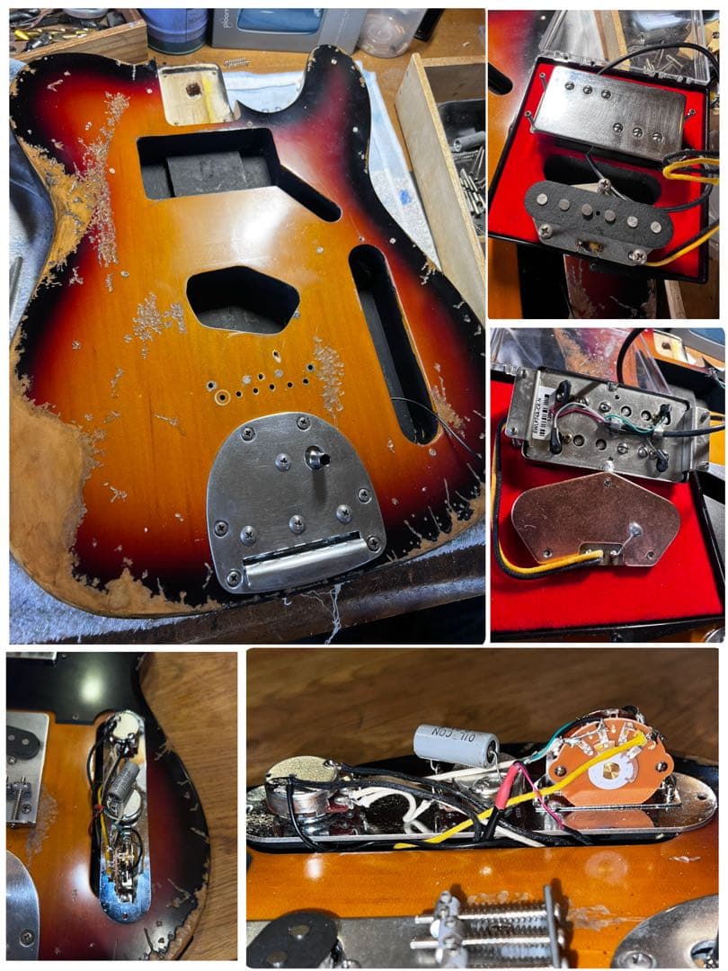 ハードレリックテレキャスタータイプ/ワイドレンジPU/オイルコンデンサー