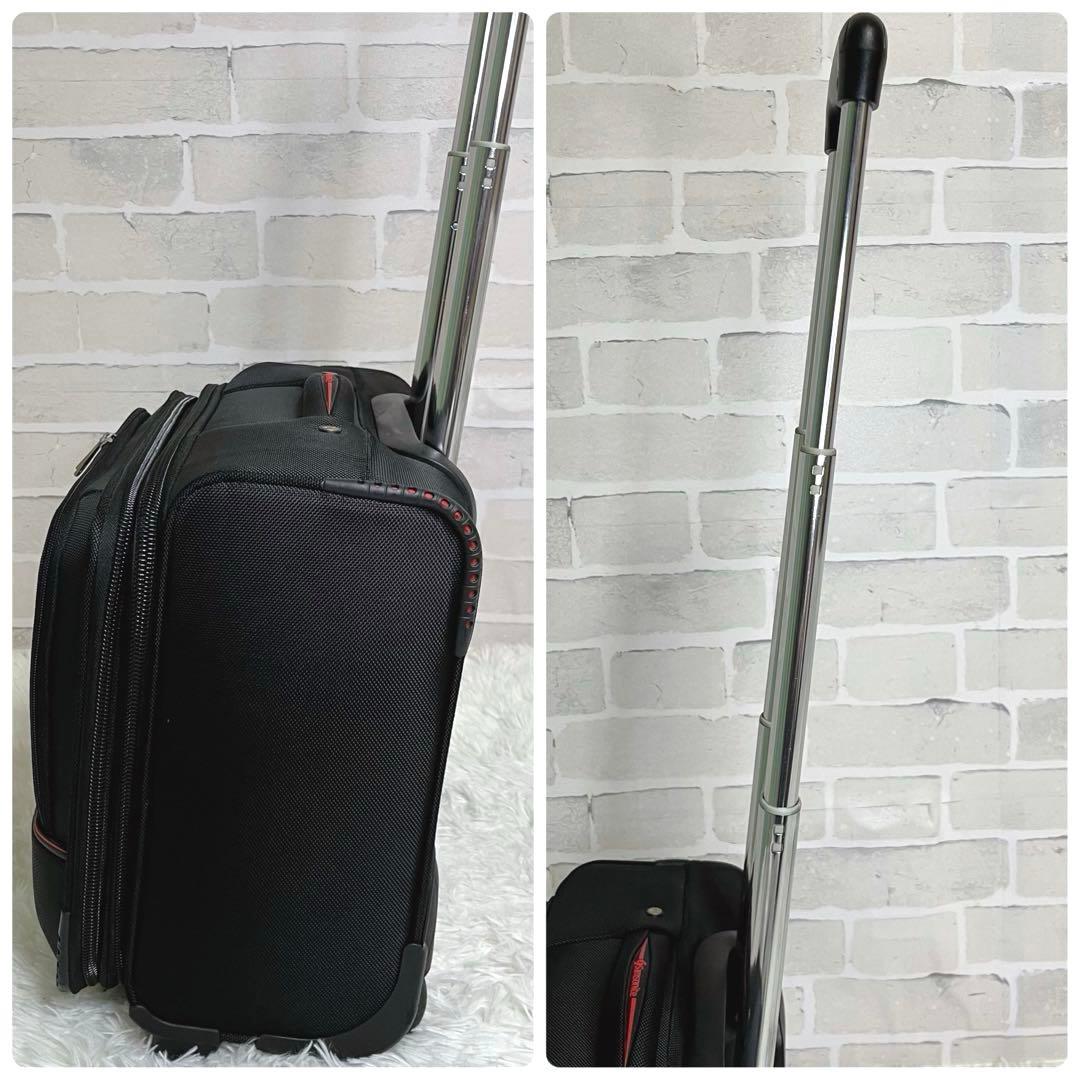 美品 サムソナイト 2WAY ビジネスキャリーケース 機内持込可能 出張