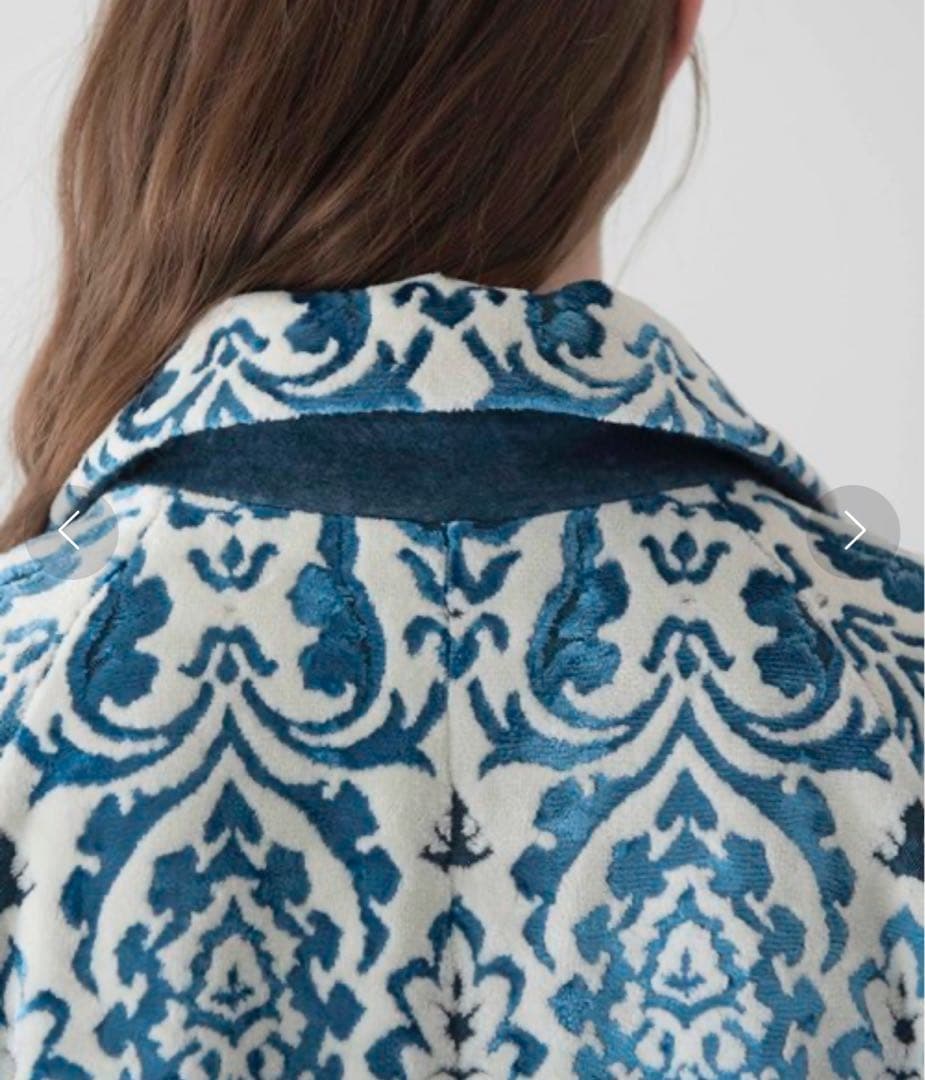 未使用◇Banner Barrett◇ジャガードコート◇ブルー◇定価74800円