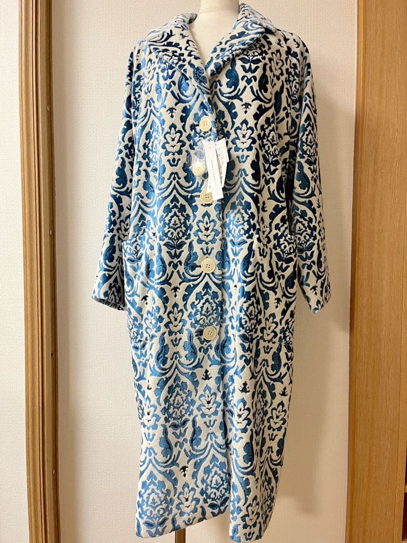 未使用◇Banner Barrett◇ジャガードコート◇ブルー◇定価74800円