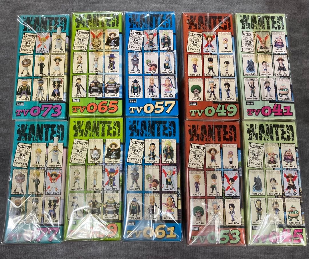 【超美品、未開封】ワンピースフィギュア コレクションvol.6〜10 全5セット