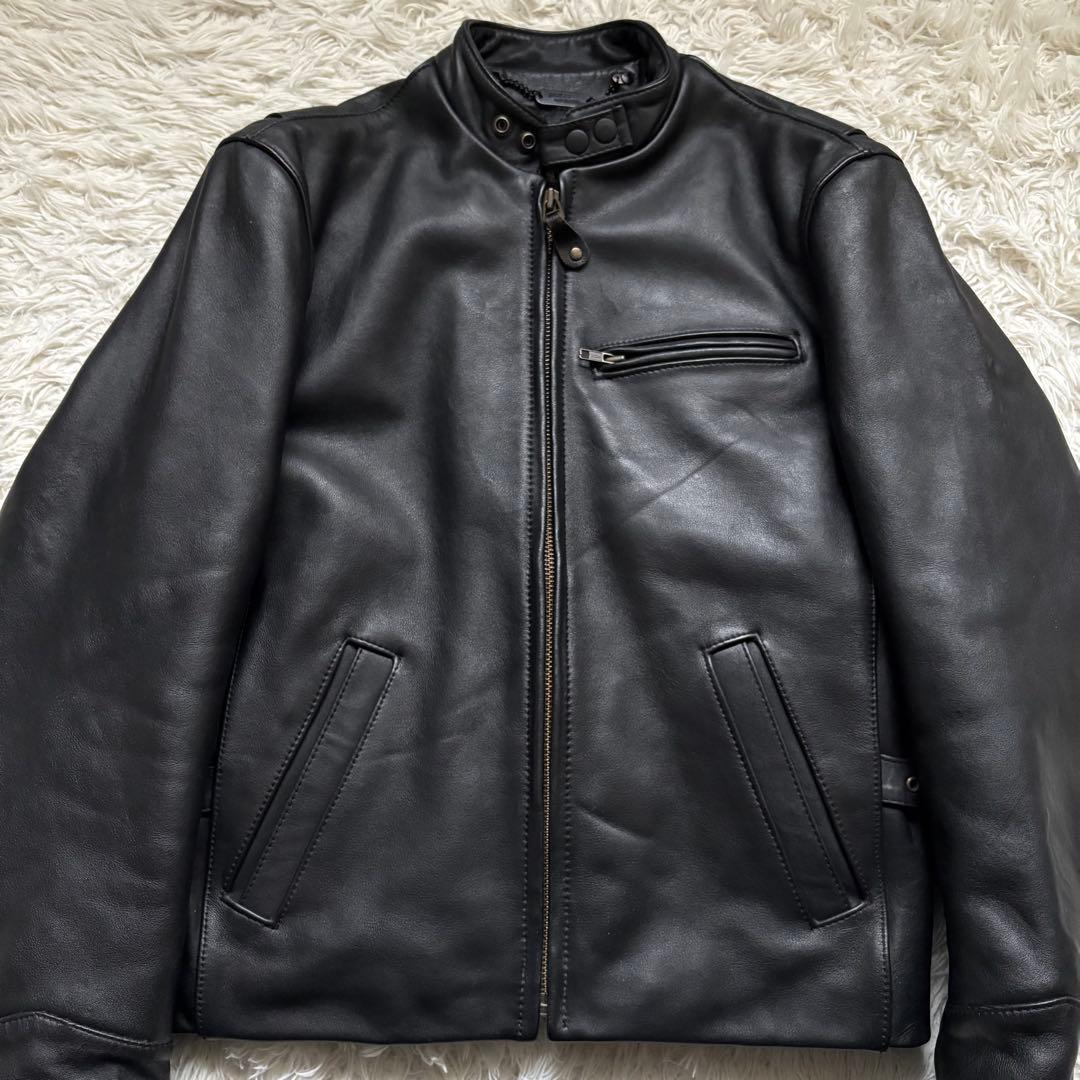 希少 HARLEY DAVIDSON シングルライダース レザージャケット36