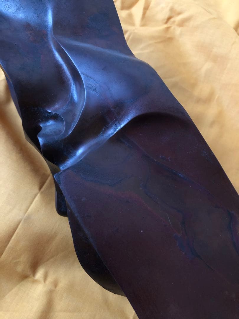 朱銅　満腔　大角勲　氏作　共箱入