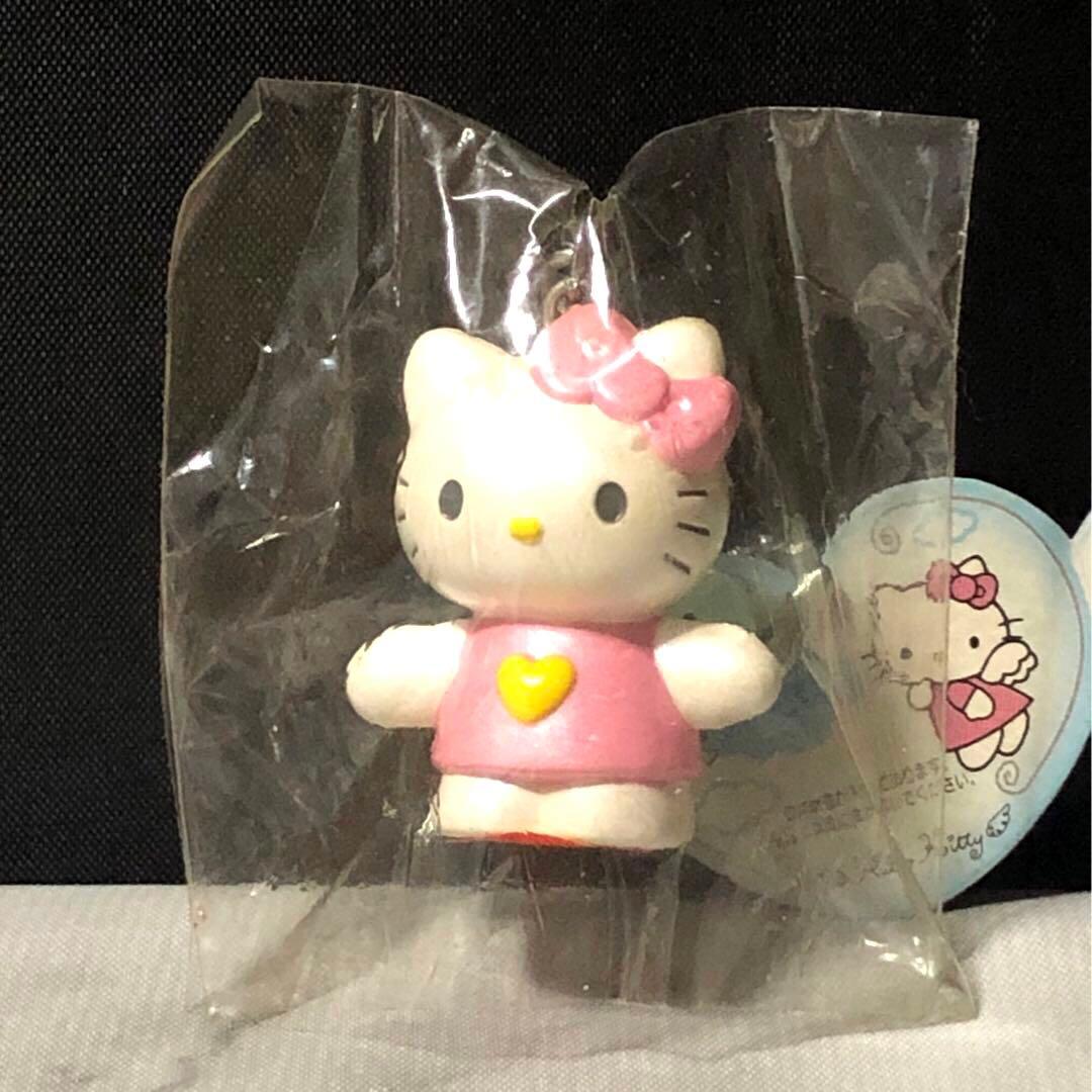 サンリオ　ハローキティ　キーチェーン　 エンジェル　天使　未使用　タグ付き　希少