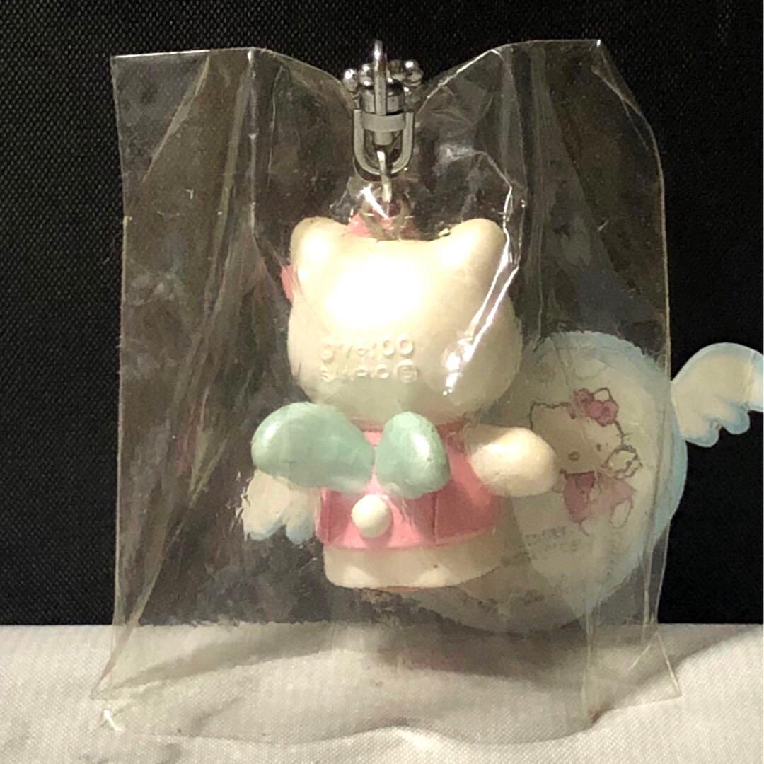 サンリオ　ハローキティ　キーチェーン　 エンジェル　天使　未使用　タグ付き　希少