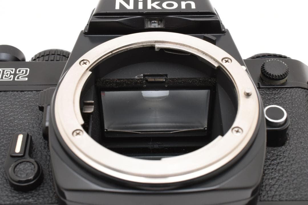 【動作品】 Nikon ニコン FE2 ブラック ボディ フィルム一眼レフ