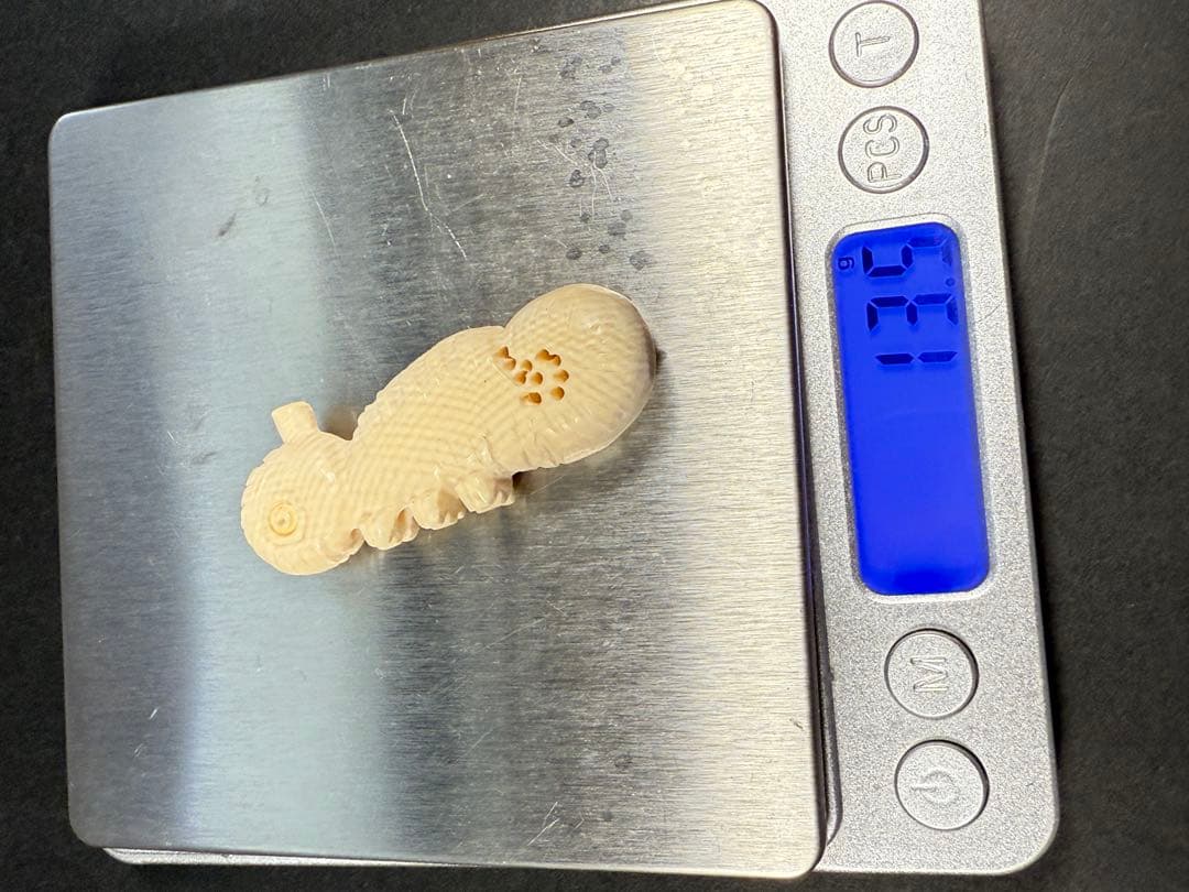 天然素材 牙 マンモス 重さ13.6g提げ物 開運 根付 検古民芸 アンティーク