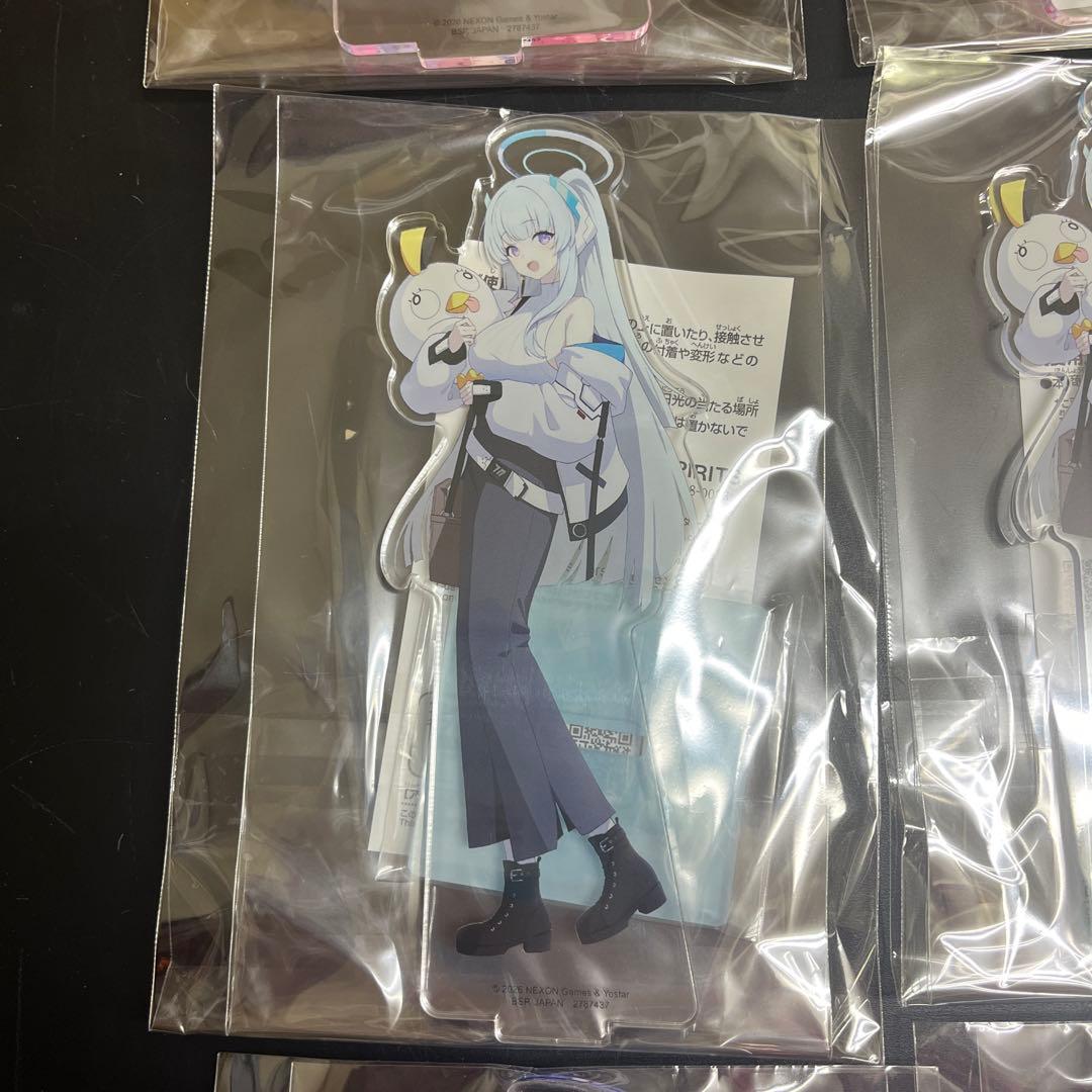 ブルーアーカイブ スタンド付きビッグアクリルプレートセミナー 全4種１６個セット