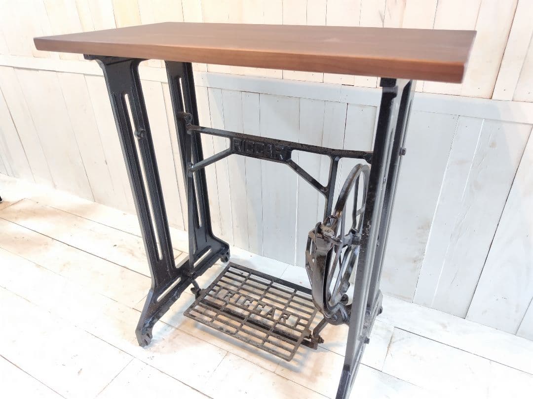 ヒカルページRICCAR レトロミシンテーブル　ミシン台　作業台