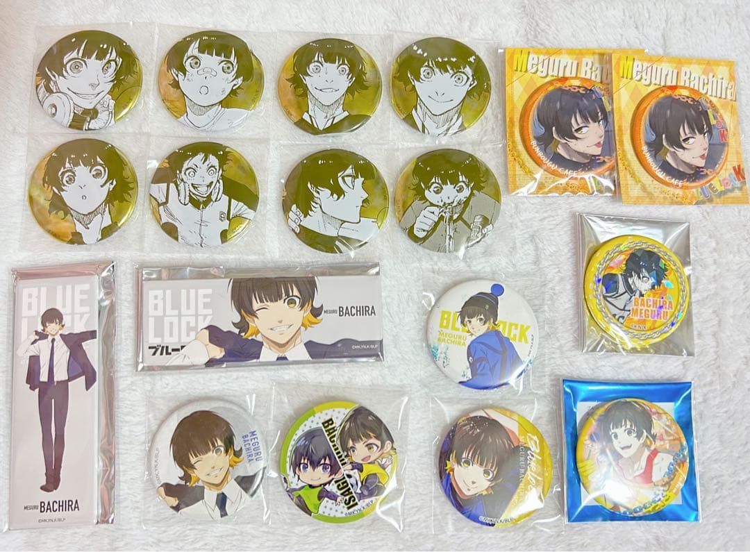 ブルーロック 蜂楽廻 缶バッジ プリンセスカフェ ブルーロック展 まとめ売り