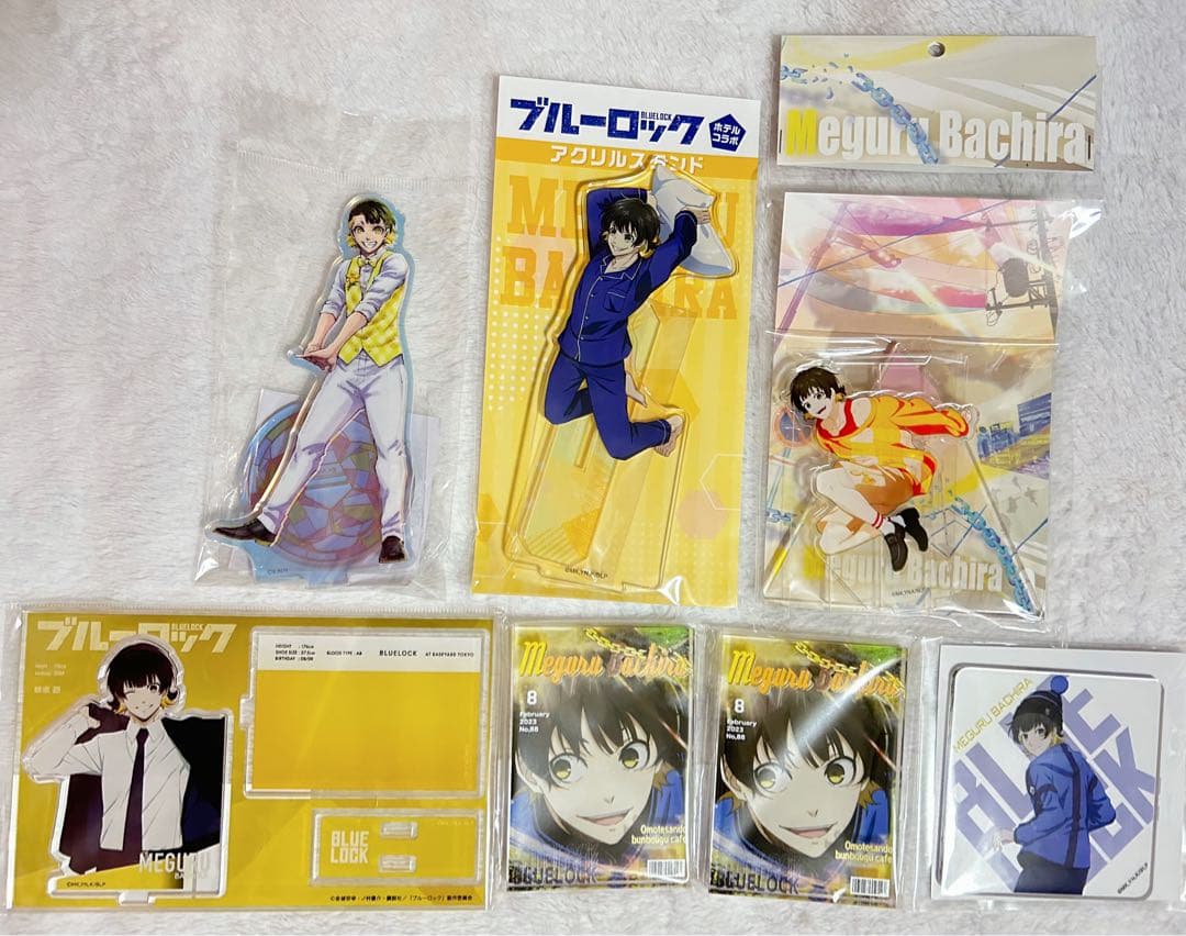 ブルーロック 蜂楽廻 缶バッジ プリンセスカフェ ブルーロック展 まとめ売り