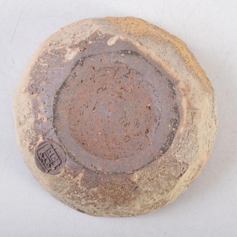 茶道具　小川勲作　金彩　残雪　香合　共箱　V　8775