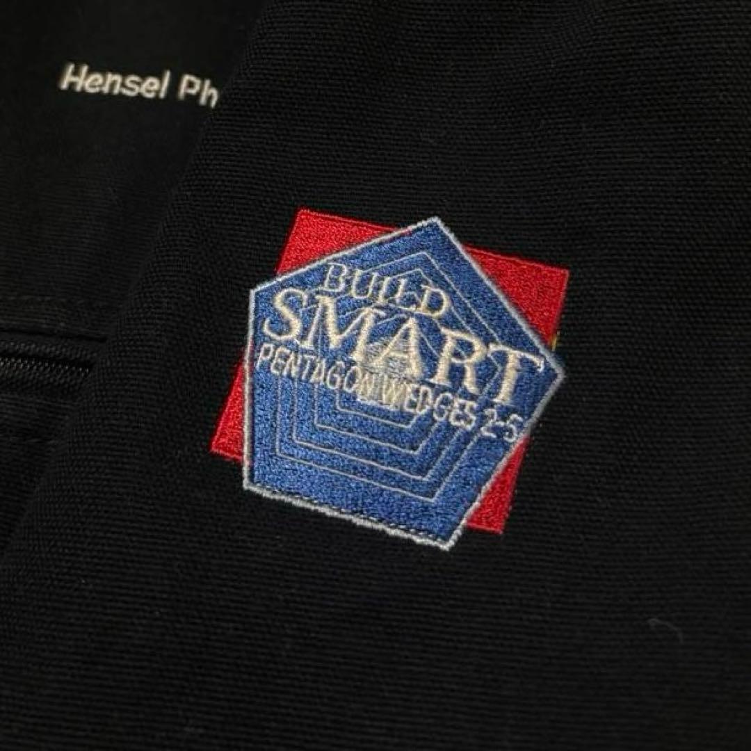 【レア】 Carhartt デトロイトジャケット 刺繍 ブラック 42 J01