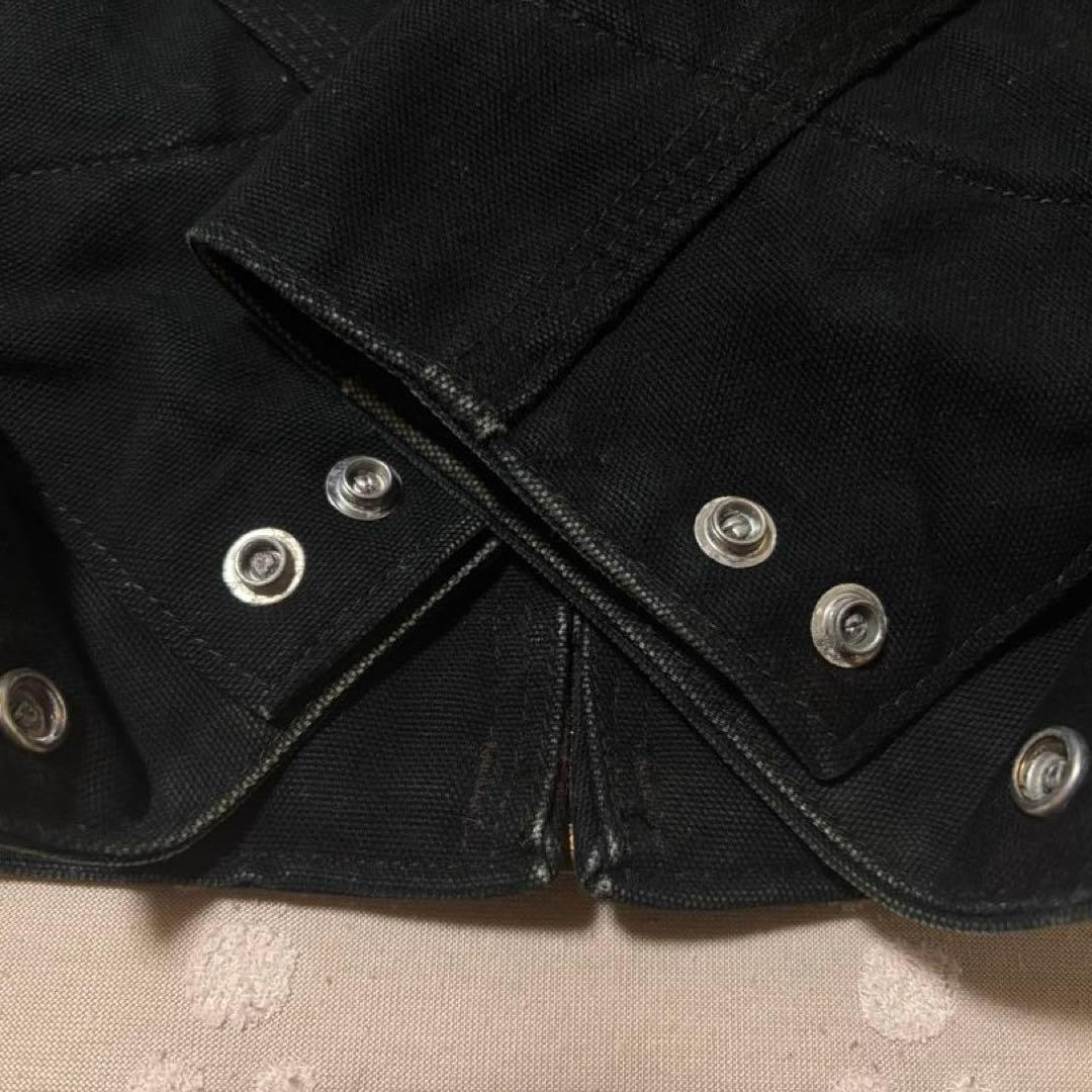 【レア】 Carhartt デトロイトジャケット 刺繍 ブラック 42 J01