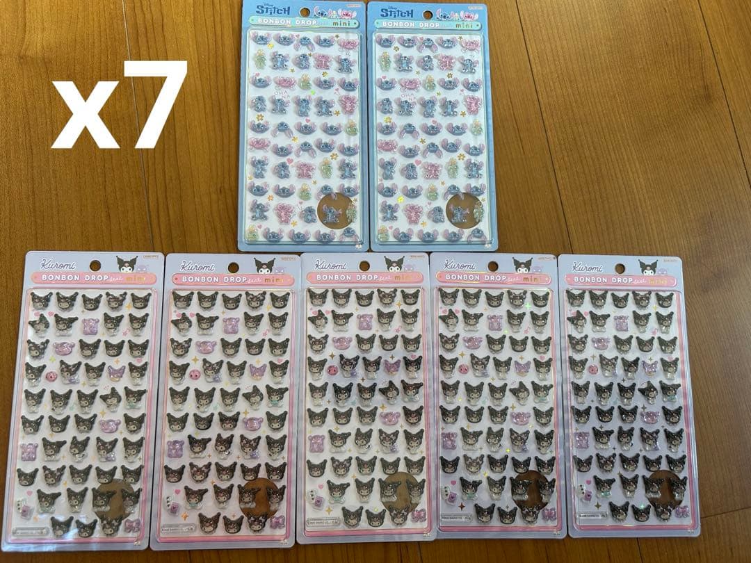 ボンボンドロップシール BONBON ミニ クロミ ディズニー スティッチ