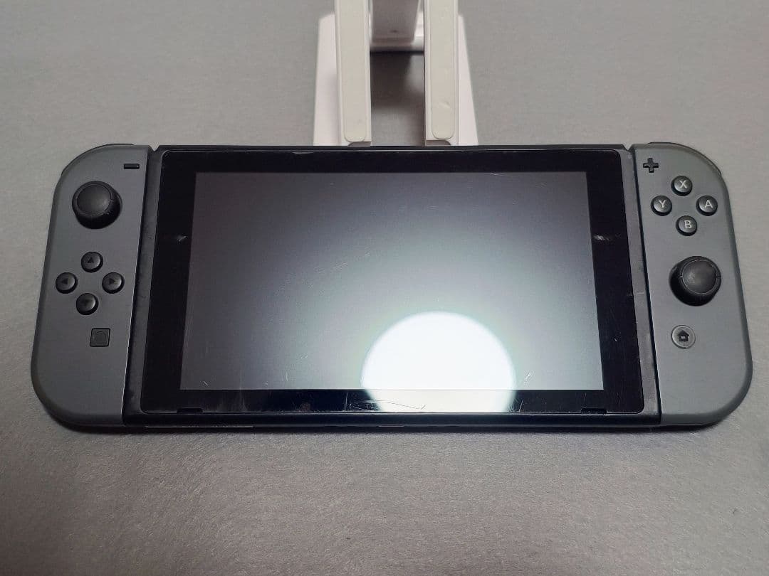 Switch ニンテンドースイッチ本体　グレー箱付き付属品付2018年