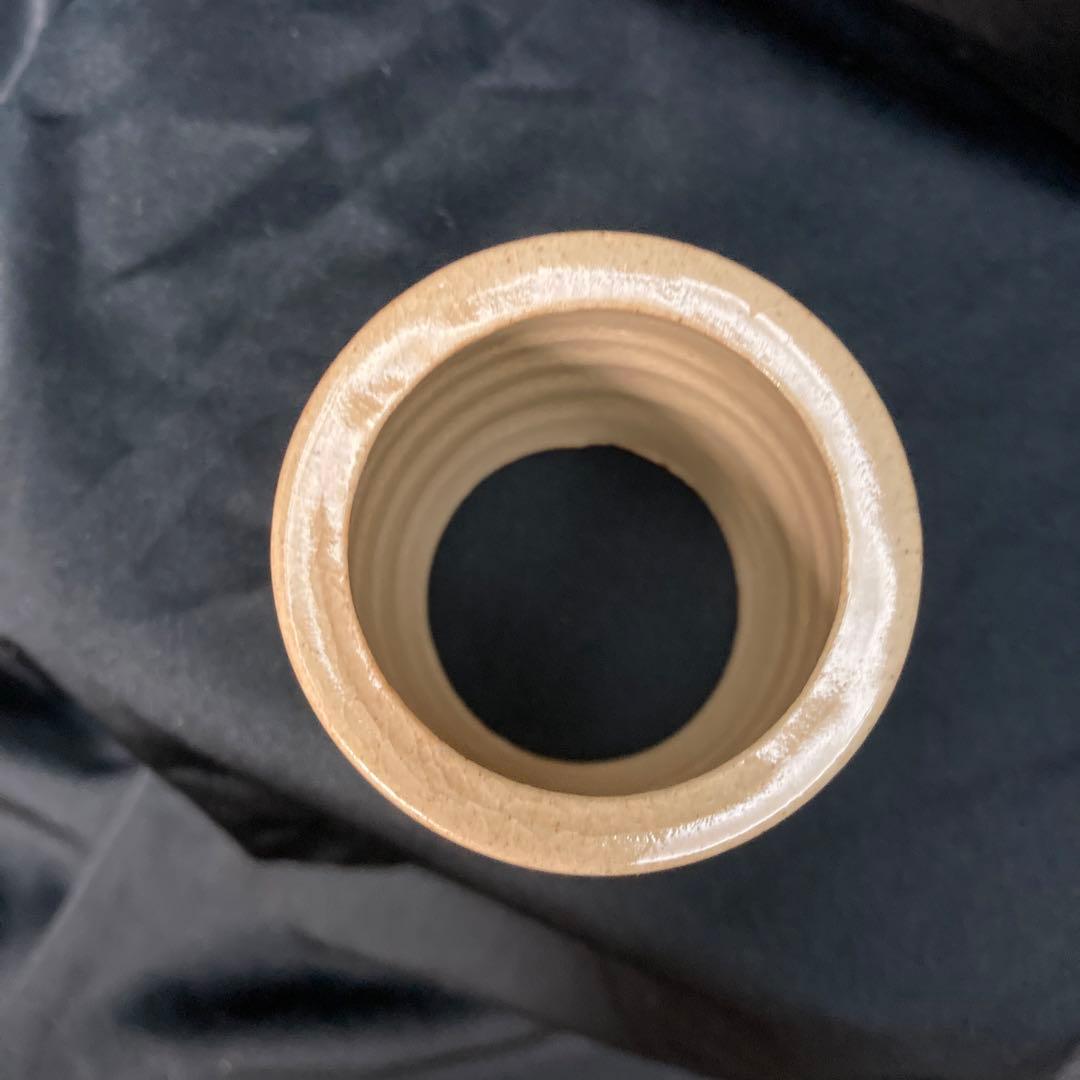 茶道具　萩立鶴蓋置　十五代坂倉新兵衛　新品未使用