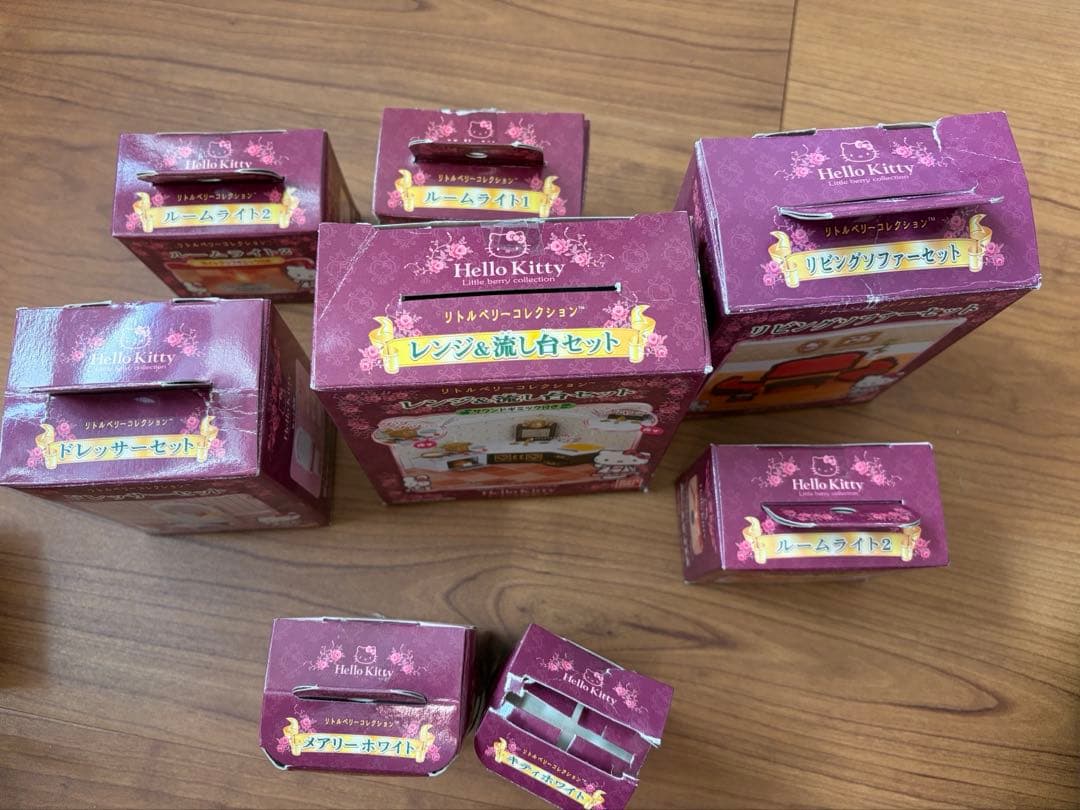 【希少・2001年製】ハローキティ リトルベリーコレクション レジ&流し台他