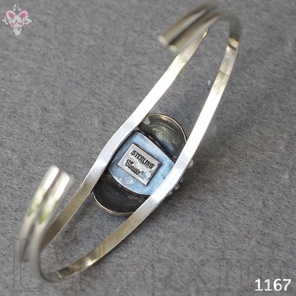 大粒 ナゲット ターコイズ インディアンジュエリー ナバホ族 シルバー バングル