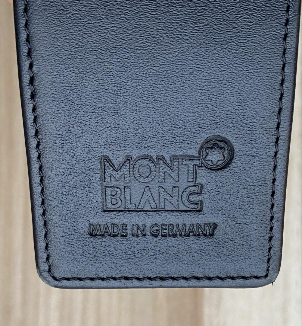 良品 モンブラン シエナ ペンポーチ ペンケース 2本用　レザー 本革 ブラック