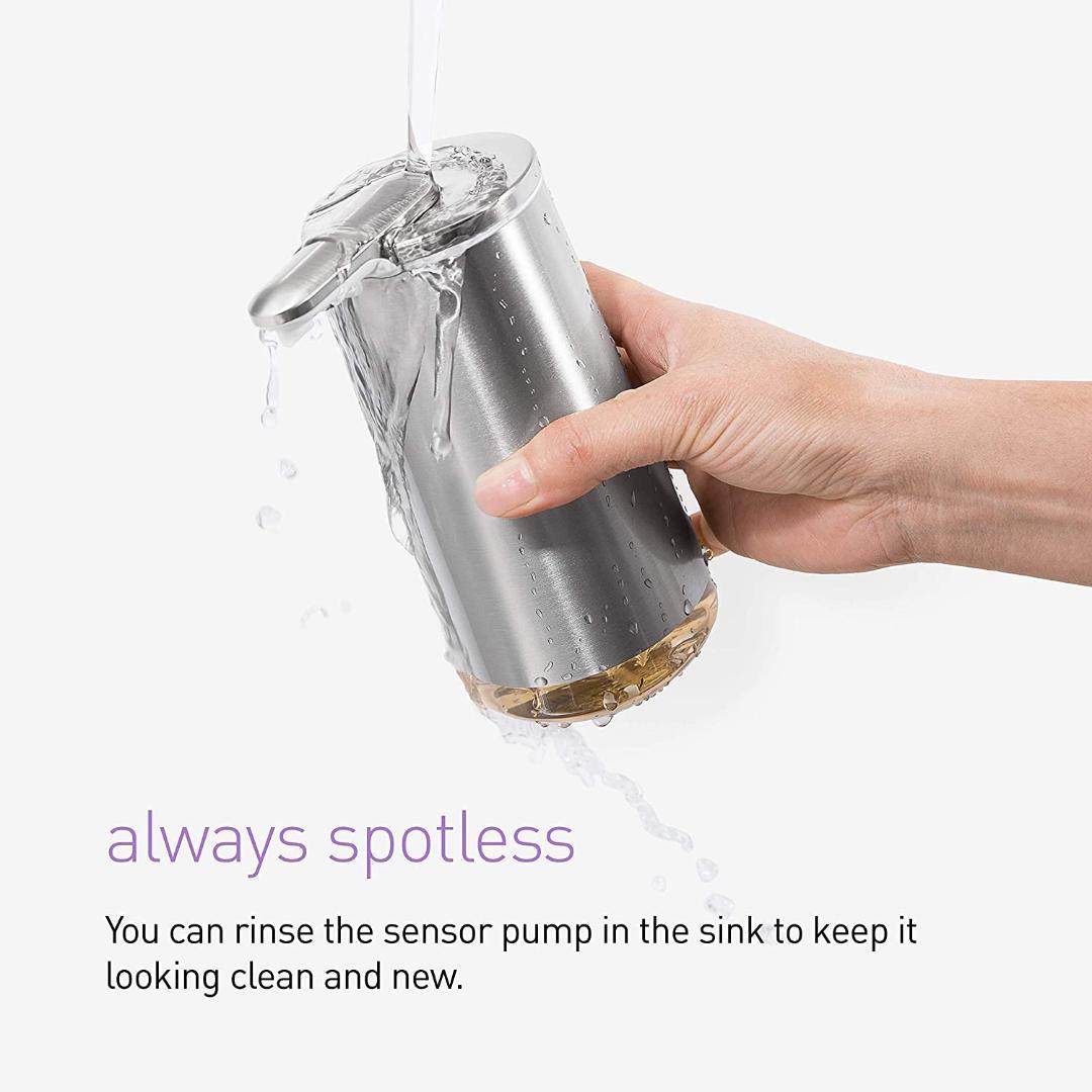 【泡タイプ】シンプルヒューマン タッチフリーフォームディスペンサー ツヤタイプ