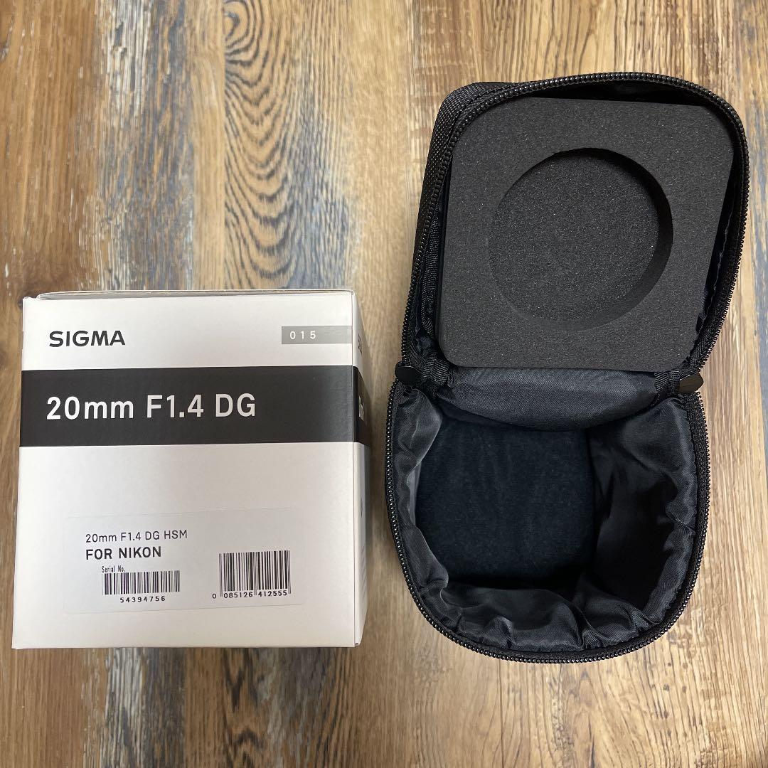 シグマSIGMA20mmF1.4DGHSMArt単焦点広角ニコンNikonレンズ