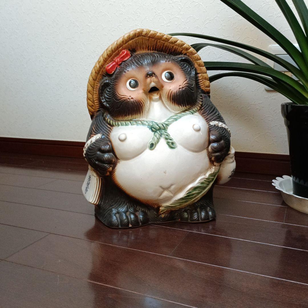 陶器製 たぬきの置物