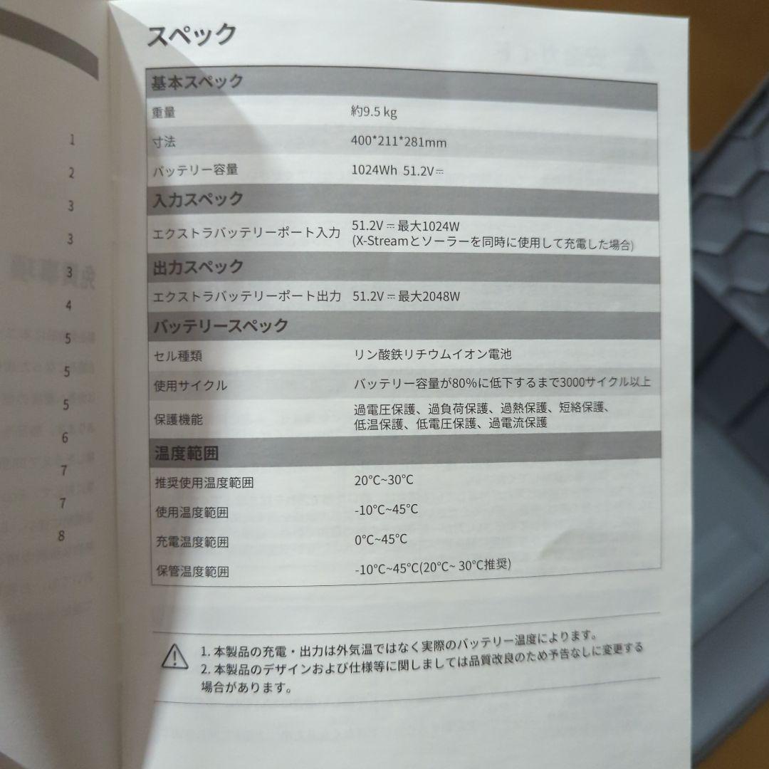EcoFlow DELTA 2 デルタ 2専用エクストラバッテリー