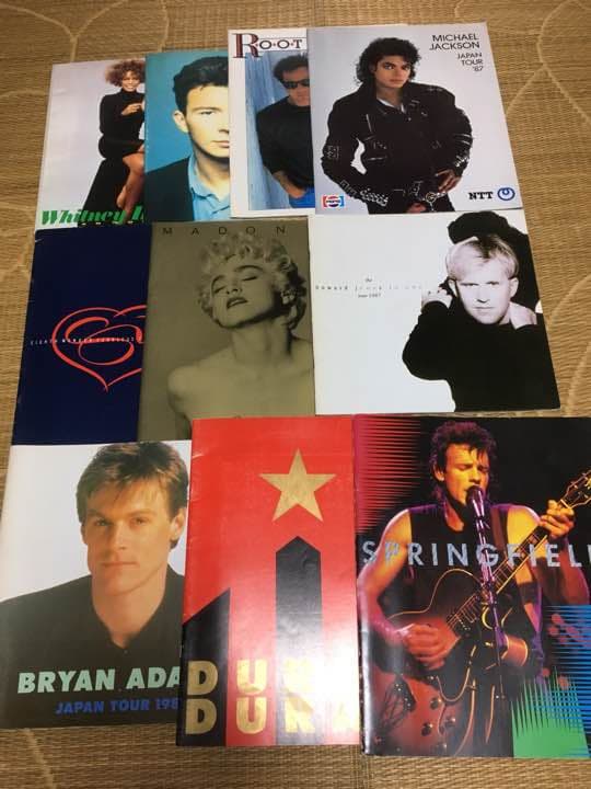80's 90's 洋楽 コンサートパンフ 全部で35000円！