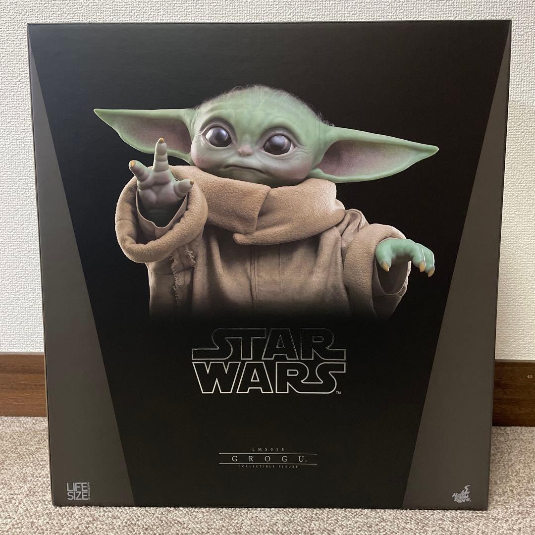 【美品】グローグー　キャリーバッグ付　ライフサイズ　マンダロリアン　ホットトイズ