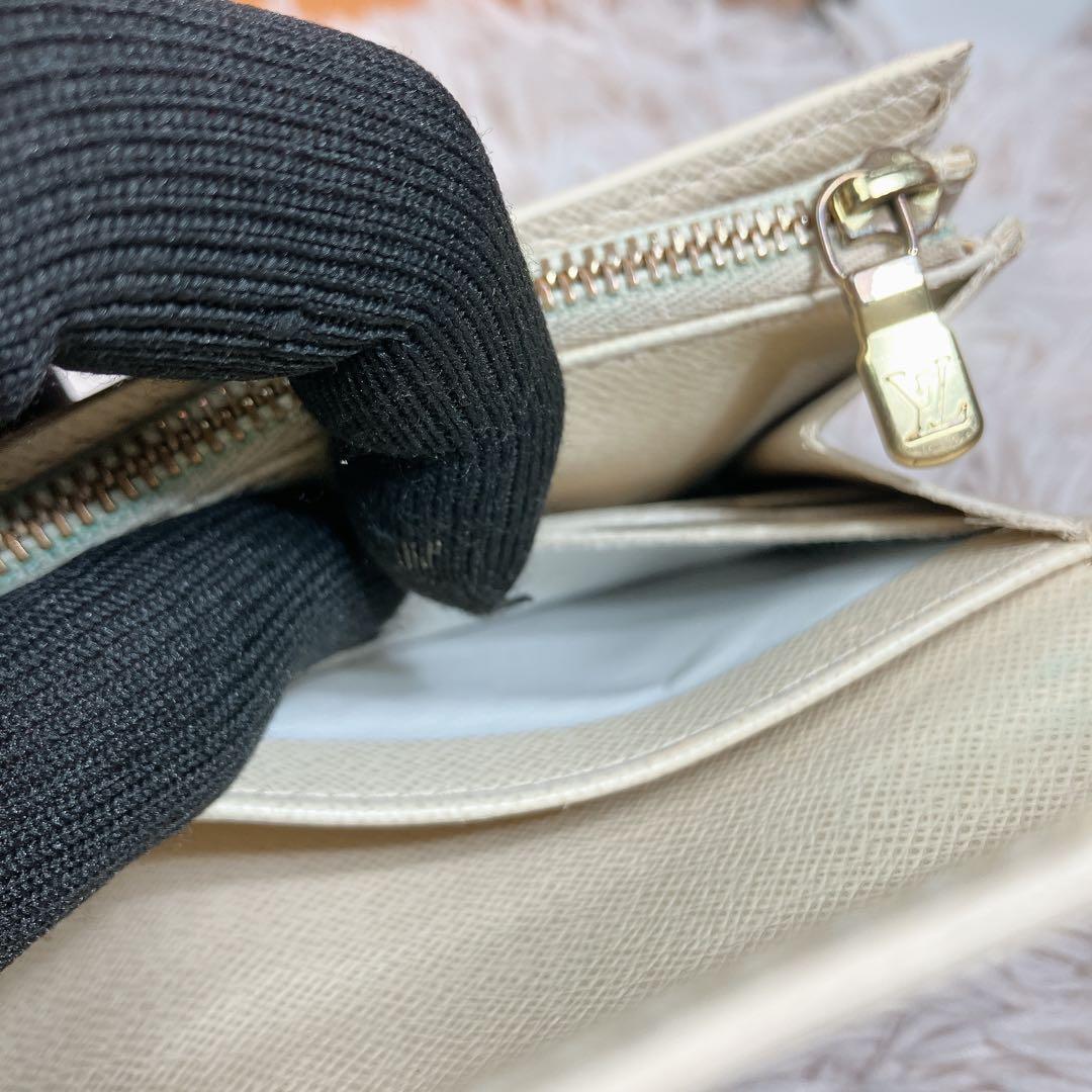 ！美品！ ルイヴィトン ダミエアズール ポルトフォイユ サラ レディース 長財布