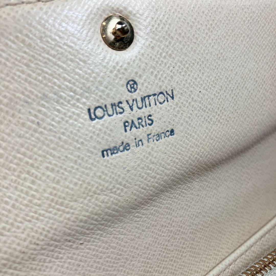 ！美品！ ルイヴィトン ダミエアズール ポルトフォイユ サラ レディース 長財布