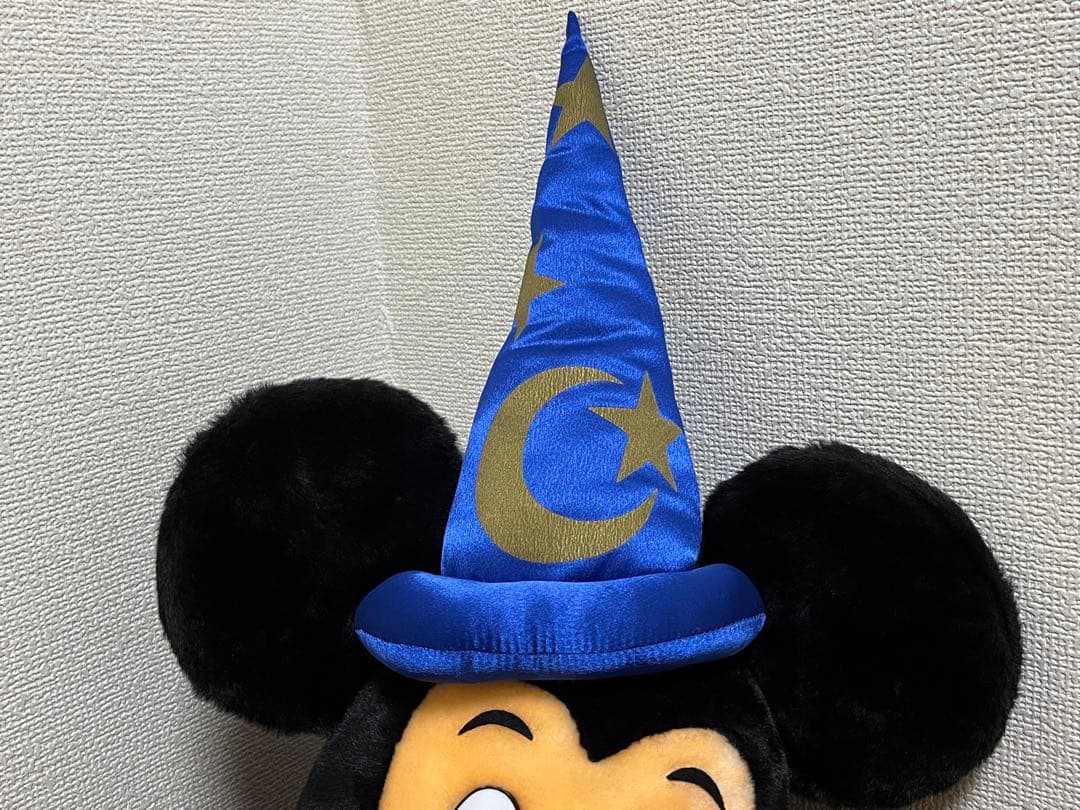 ミッキーマウス ぬいぐるみ 魔法使いの弟子　ファンタジア　大きめ　特大　タグ付き