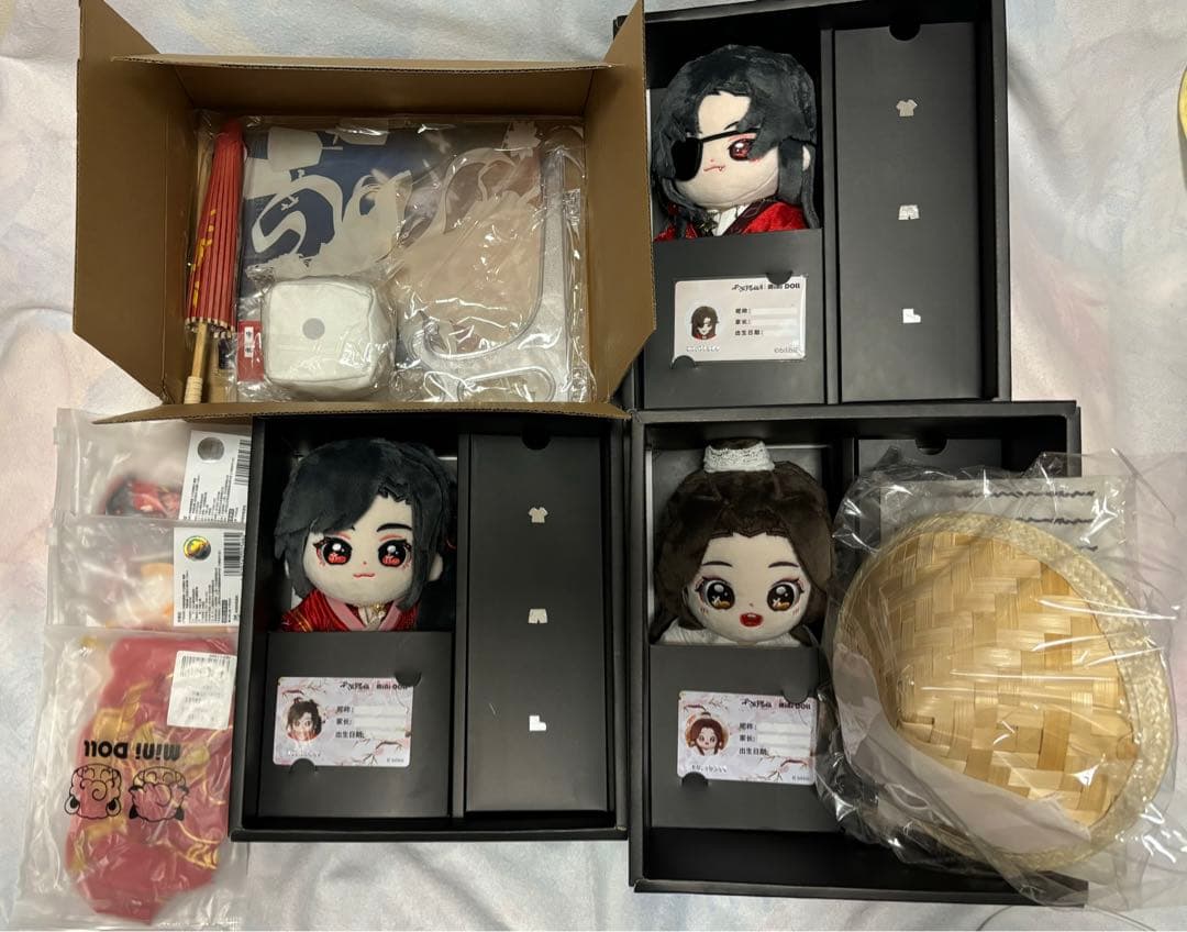 天官賜福 謝憐 三郎 花城 mini doll 本体 着せ替え 特典