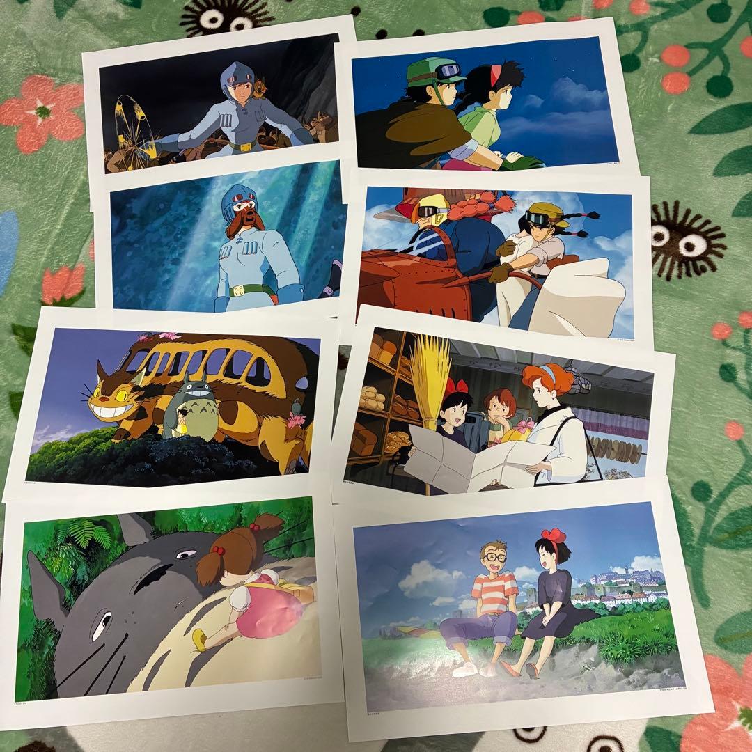 ジブリポスター柄違い、16タイトル各2枚合計32枚セット
