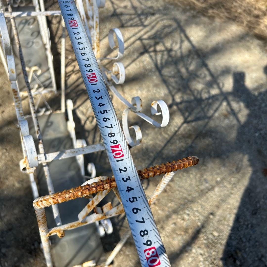 昭和　アンティーク　ガーデニング　シャビー アイアン　直接お渡し限定