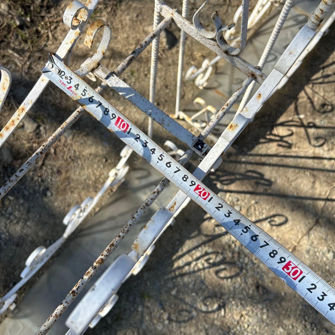 昭和　アンティーク　ガーデニング　シャビー アイアン　直接お渡し限定