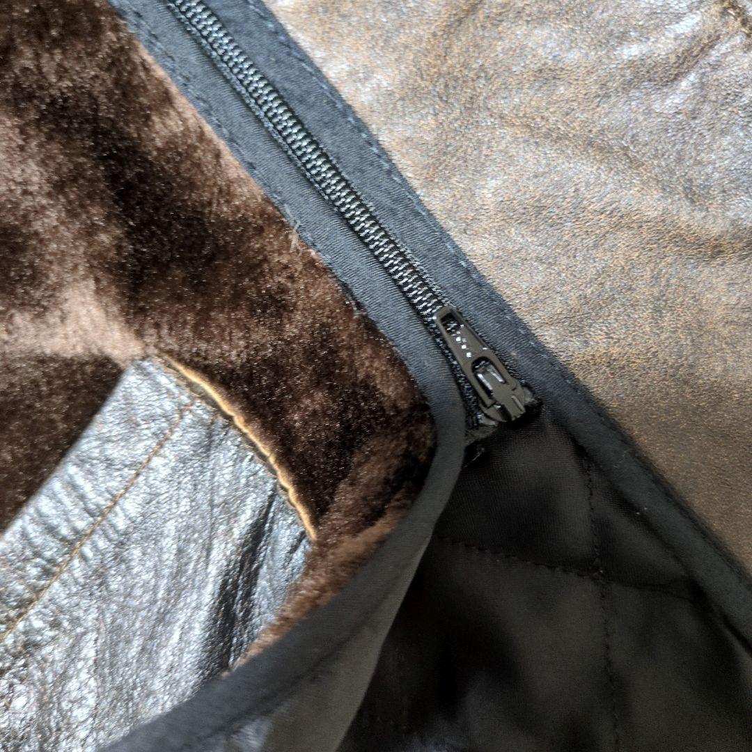 リューグーレザー ホースハイド シングルレザーライダース ライナー脱着可✨L