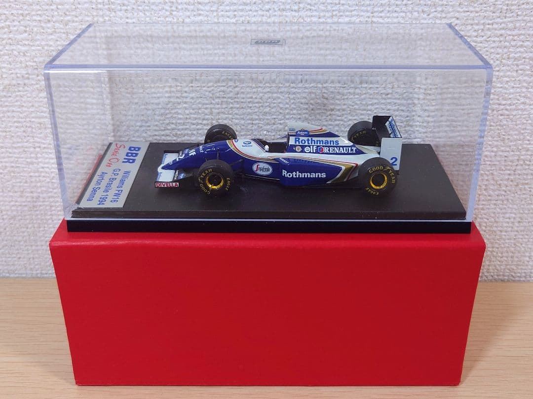 BBR Williams FW16 ルノー アイルトン・セナ ミニカー 1/43