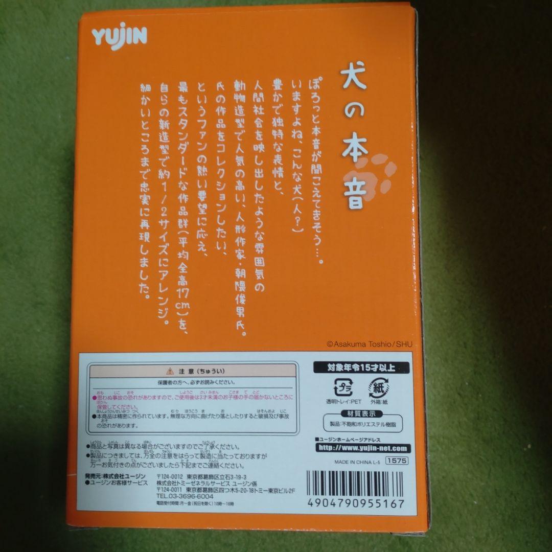 朝隈俊男　犬の本音　新品未開封