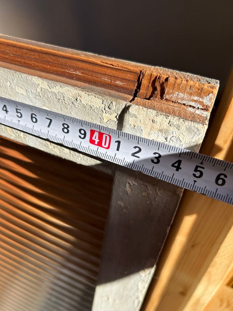 ビンテージ窓枠 昭和レトロ　アンティーク