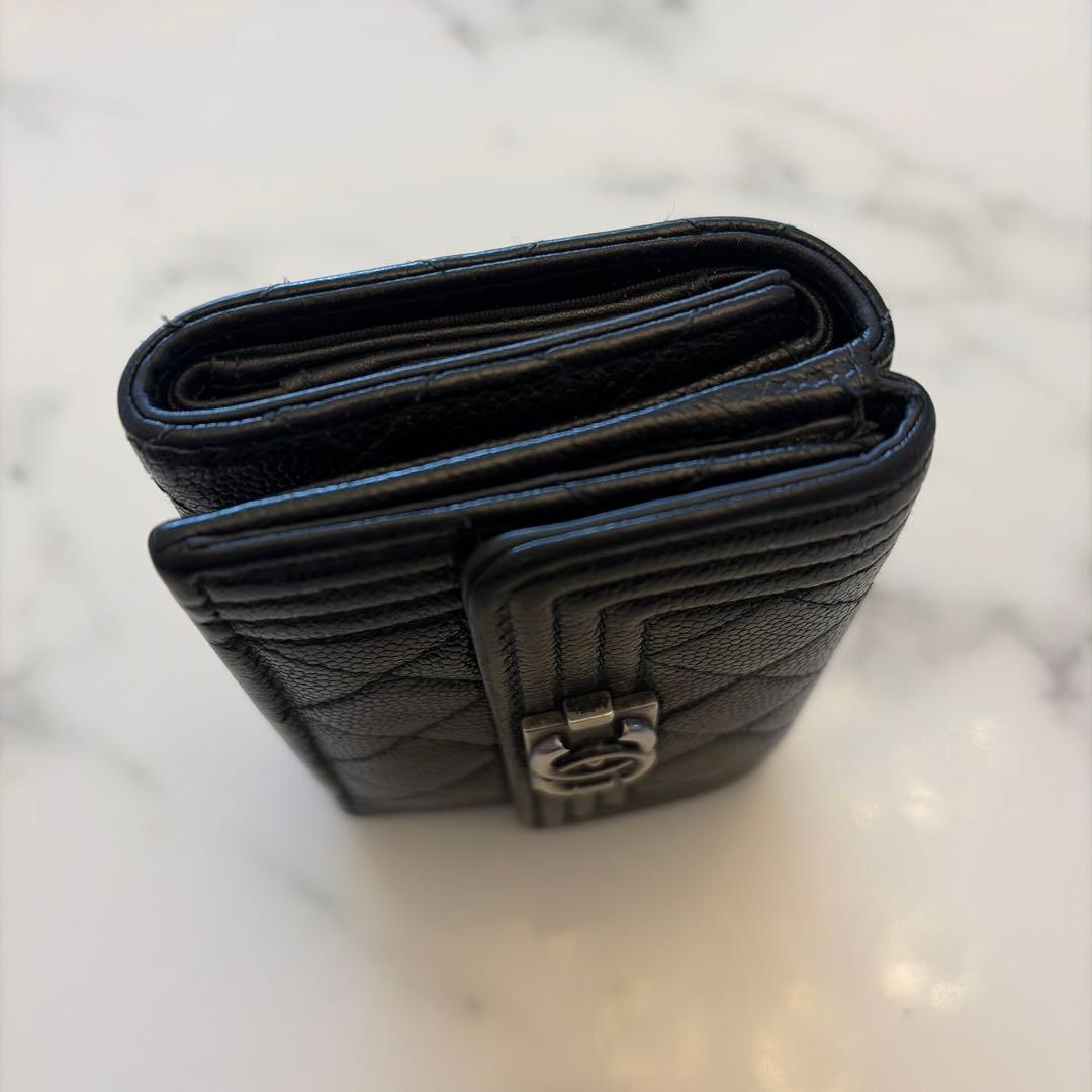 CHANEL ボーイシャネル 三つ折り財布