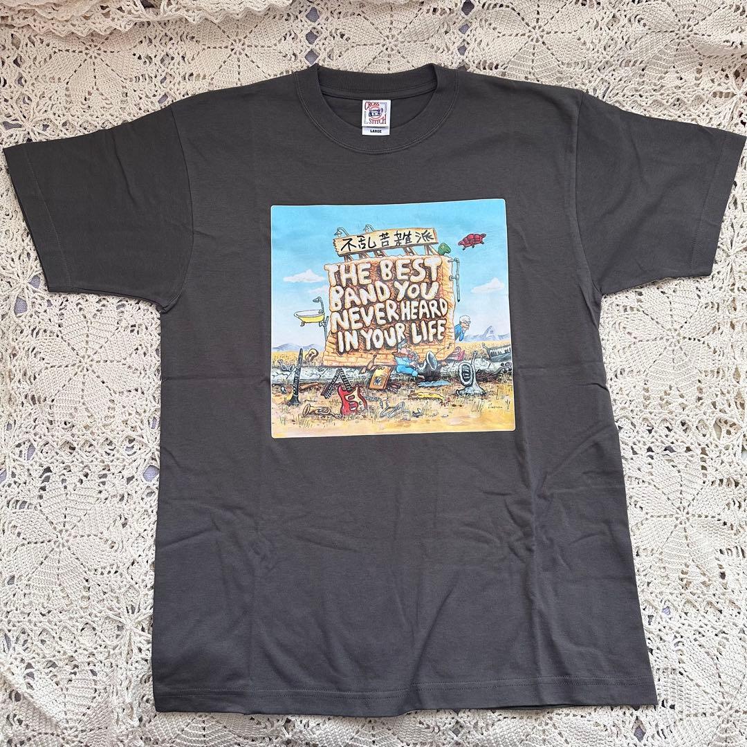 希少☆フランクザッパ☆バンドTシャツ☆グレー☆Lサイズ☆ツアーTシャツ