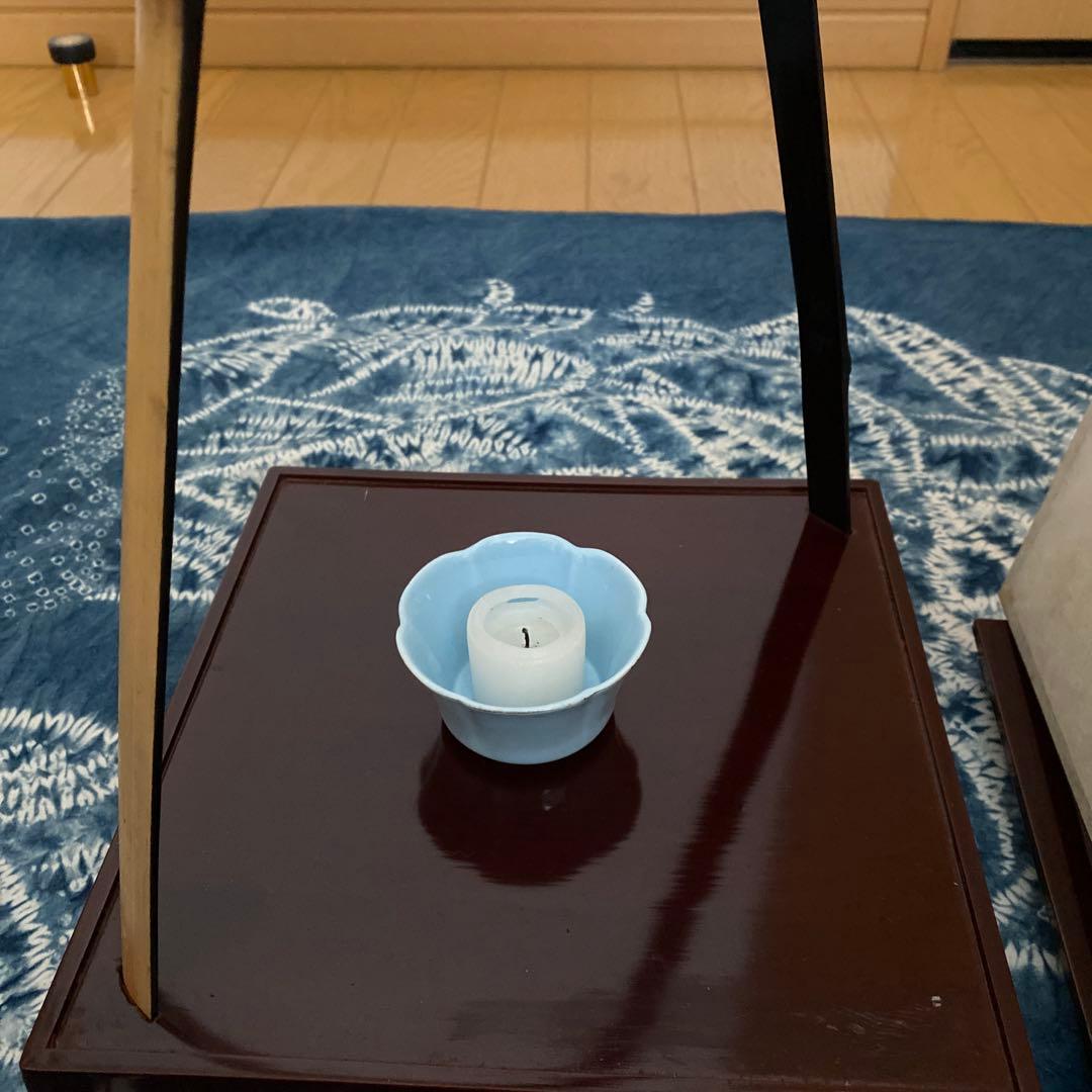 ¥25,000からお値下げ中　平安　表雲造　漆塗　露地行燈　夜咄道具