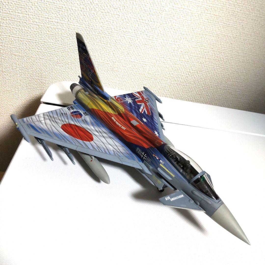 戦闘機プラモデル完成品1/72ハセガワ ユーロファイタータイフーン