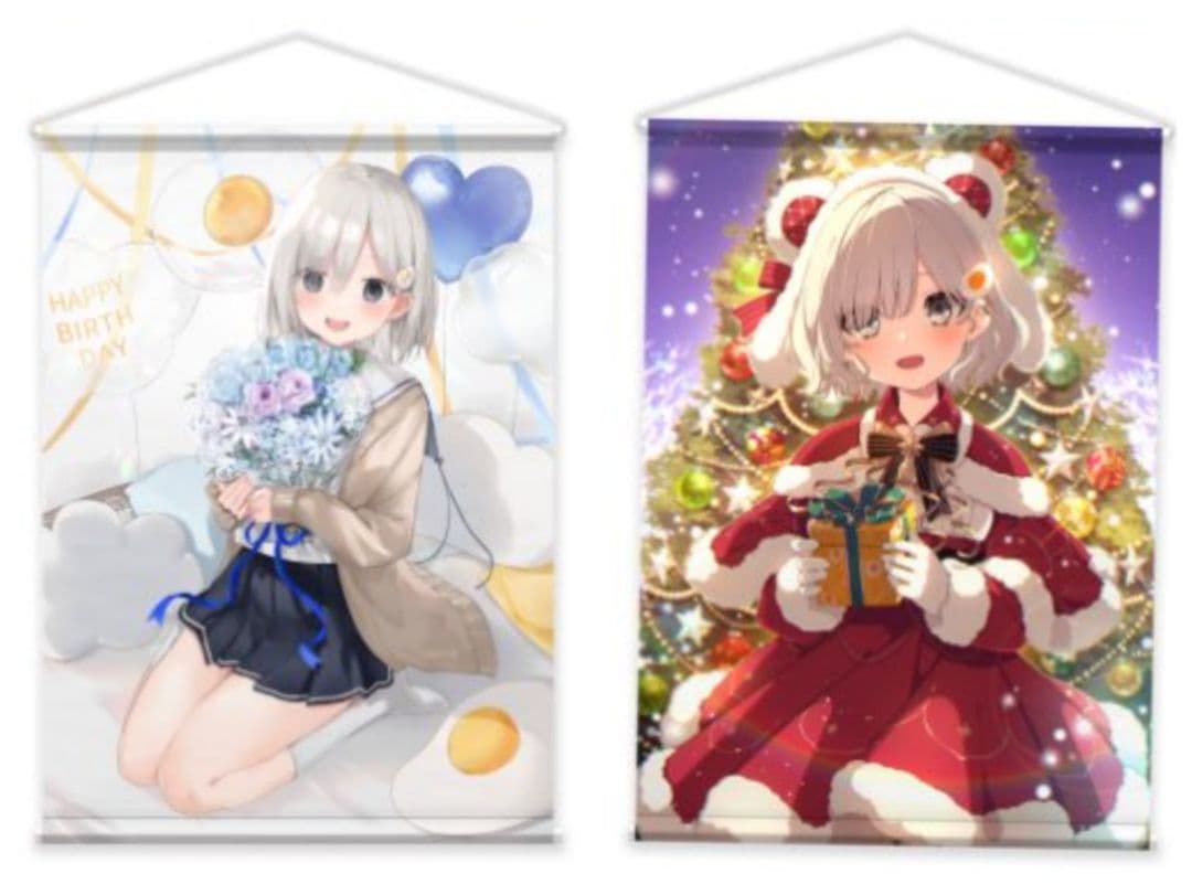 杏夜くもり誕生日グッズ　B2タペストリー